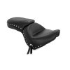 Mustang 10-13 Honda VT1300C Sabre,10-16 Stateline,10-15 Interstate 1PC Seat w/Studs - Black - 76640 User 1