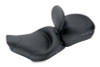 Mustang 97-07 Harley Rd King,06-07 Str Glide, 00-05 Eagle Solo Seat W/Driver Backrest Studs - Black - 79102 Photo - Primary