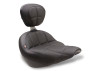 Mustang 18-21 Harley Street Bob Standard Touring Solo Seat w/Driver Backrest - Black - 79494 User 1
