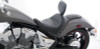 Mustang 10-21 Honda VT1300CX Fury Wide Touring Solo Seat w/Driver Backrest Studs - Black - 79626 Photo - Primary