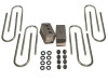 Tuff Country 03-13 Dodge Ram 2500 4wd (w/3.5in or 4in Rear axle) 4in Rear Block & U-Bolt Kit - 97096 Photo - Primary