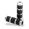 Performance Machine Handle Grip Set- xL Rubber 2K7 - Chrome - 0063-2010-CH Photo - Primary