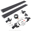 Go Rhino 22-24 Toyota Tundra DC 4dr E1 Electric Running Board Kit (No Drill) - Bedliner Coating - 20444580T Photo - out of package