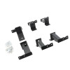 Go Rhino 16-23 Toyota Tacoma DC 4dr Brackets for Dominator Xtreme Frame Slider - Tex. Blk - FSD4429TK Photo - Primary