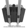 Go Rhino XVenture Gear Hard Case Mount Large 25in. (Mount ONLY for XRS/SRM Racks) - Tex. Blk - XG252010M Photo - Close Up