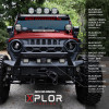 Go Rhino Xplor Bright Series Sgl Row LED Light Bar (Side/Track Mount) 20.5in. - Blk - 750152013CSS Photo - Close Up