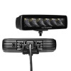 Go Rhino Xplor Blackout Series Sixline LED Flood Light Kit (Surface/Threaded Stud Mnt) - Blk (Pair) - 750300621FBS Photo - Unmounted