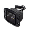 Go Rhino Xplor Blackout Series Cube LED Flood Light Kit (Flush Mount) 3x3 - Blk (Pair) - 750400321FCF Photo - Unmounted