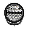 Go Rhino Xplor Blackout Series Round LED Driving Light w/DRL (Surface/Threaded Stud Mnt) 7in. - Blk - 750800711DRS Photo - Primary