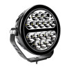 Go Rhino Xplor Blackout Series Round LED Driving Light w/DRL (Surface/Threaded Stud Mnt) 7in. - Blk - 750800711DRS Photo - Unmounted