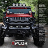 Go Rhino Xplor Bright Series Dbl Row LED Light Bar (Side/Track Mount) 21.5in. - Blk - 751202113CDS Photo - Close Up