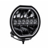 Go Rhino Xplor Blackout Series Maxline LED Hi/Low Beam w/Multi DRL (Surface Mount) 9in. - Blk - 751440911CRS Photo - Unmounted