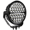 Go Rhino Xplor Blackout Series Round LED Sgl Driving Kit w/DRL (Surface/Thread Stud Mnt) 9in. - Blk - 751700911DRS Photo - Unmounted