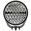 Go Rhino Xplor Blackout Series Round Single LED Spot Light Kit w/DRL (Surface Mount) 9in. - Blk - 751700911SRS Photo - Primary