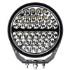 Go Rhino Xplor Blackout Series Round Single LED Spot Light Kit w/DRL (Surface Mount) 9in. - Blk - 751700911SRS Photo - Primary