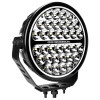 Go Rhino Xplor Blackout Series Round Single LED Spot Light Kit w/DRL (Surface Mount) 9in. - Blk - 751700911SRS Photo - Unmounted