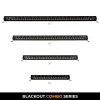 Go Rhino Xplor Blackout Combo Series Dbl Row LED Light Bar w/Amber (Side/Track Mount) 21.5in. - Blk - 752002112CDS Photo - Close Up