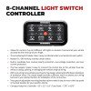 Go Rhino Xplor 8 Channel Switch Controller - Blk - 758CHSCW Photo - Close Up