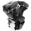 S&S Cycle 06-17 Dyna T124 Black Edition Long Block Engine - Wrinkle Black - 310-0900A User 1