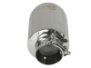 aFe MACH Force-Xp 2-1/2in 304 SS Clamp-On Exhaust Tip 2.5in In / 4.5in Out / 7in.L - Polished - 49T25454-P071 Photo - Unmounted