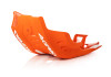 Acerbis 21-23 KTM EX450F/ GasGas MC450F/ 19-22 450SX-F/ XC-F/ FC/ FX Skid Plate - 16 Orange/White - 2733465321 Photo - Primary