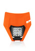 Acerbis 17-19 KTM EXC-F250-500/ XC-W150-300/ XC-W250/300tpi Headlight- VSL - 16 Orange - 2780475226 Photo - Primary