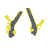 Acerbis 00+ Suzuki DRZ400E/S/SM Frame Guards- X-Grip - Gray/Yellow - 2983341120 Photo - Primary