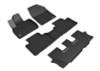 3D Maxpider 20-24 Kia Telluride 8-Seat Kagu Black R1 R2 R3 - L1KA05201509 Photo - Primary