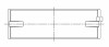 ACL Nissan VQ35DE 3.5L-V6 Standard Size High Performance Main Bearing Set - 4M2633H-STD Technical Drawing