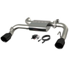 QTP  21-24 Ford Bronco QTP Screamer Axle Back Black Tips - 440521B User 1