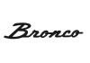 Ford Racing 21-24 Bronco Classic Script Fender Badge Kit - Gloss Black - M-1447-BSGS Photo - Unmounted