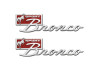 Ford Racing Bronco Sport Script Fender Badge Kit - M-1447-BSPRT Photo - Primary