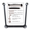 Willie & Max Universal Saddlebag Hard Mount Steel Kit - Black - 58633-00 User 1