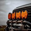 KC HiLiTES SlimLite 8in. LED Light Shield Driving (Shield Only) - Amber - 5211 Photo - lifestyle view