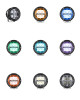 Rigid Industries 360-Series 4in LED Off-Road Spot Beam - RGBW (Pair) - 36402 User 1