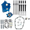 S&S Cycle 2017+ M8 Oil Cooled Models Cam Chest Kit w/o Cam - Black Pushrod Tubes & Chain Tensioner - 310-1262 User 1