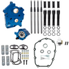 S&S Cycle 2017+ M8 Water Cooled Models Cam Chest Kit w/o Cam - Black Pushrod Tubes & Chain Tensioner - 310-1264 User 1