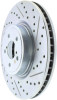 StopTech 05-14 Subaru Legacy Select Sport Drilled & Slotted Rotor - Left - 227.47024L Photo - Unmounted