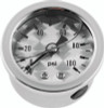 Bikers Choice 0-100 PSI Oil Pressure Gauge Engine Turned Face SS Bezel Liquid Filled Universal Cstm - 496461 Photo - Primary