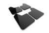 Rally Armor Universal UR Black Mud Flap w/ Metallic Black Logo - MF12-UR-BLK-MBK Photo - Primary