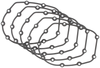 Twin Power 17-UP M8 Cam Cover Gaskets Replaces H-D 25800370 17-Up M8 Models 5 Pk - 043337 Photo - Primary