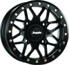 DragonFire Racing Typhon Wheel 15X7 4/156 5+2 +10 Machined Black - 523197 User 3