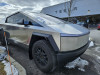 Rally Armor 2024 Tesla Cybertruck Black UR Mud Flap White Logo - MF112-UR-BLK-WH User 1