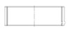 ACL BMW B58B30/S58B30 3.0L Inline 6 Standard Size Main Bearings - 7M1512HX-STD Technical Drawing