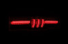 AlphaRex 21-24 Toyota GR86 / 21-24 Subaru BRZ NOVA-Series Prismatic LED Fourth Brake Light Blk Clear - 220040 User 3