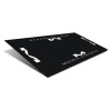 Matrix Concepts M80 Carpeted 4 Foot X 8 Foot Mat - Black/White - M80-101 User 1