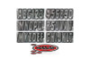 Hardline Boat Lettering Registration Kit 3 in. - 320 Chrome/Black - CHBLK320 Photo - Primary