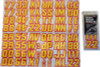 Hardline Snowmobile Lettering Registration Kit 2 in. - 500 Yellow/Red - YERED500 Photo - Primary