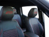 PRP 16-23 Toyota Tacoma Front Seat Covers (Pair) - Black/Olive Green - B053-04 Photo - Close Up