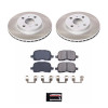 Power Stop 98-02 Toyota Corolla Front Semi-Coated Rotor Kit - SC1152 Photo - Primary
